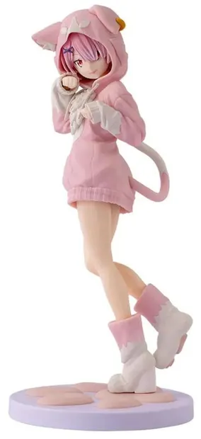 Statuetă Sega Animation: Re:Zero Starting Life in Another World - Ram (Mofumofu), 22 cm