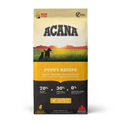 ACANA Dog Medium Puppy & Junior, hrană uscată fără cereale câini junior 11.4kg