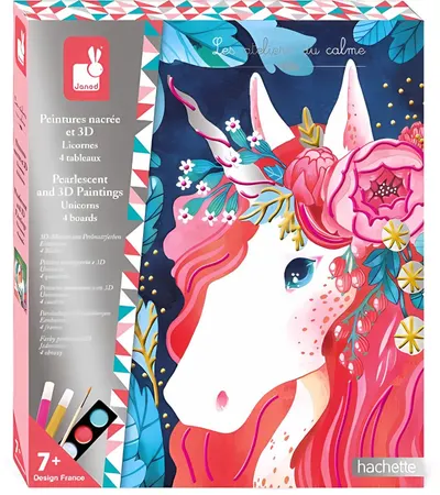 Set creativJanod - sidef 3D poze cu unicorni