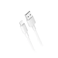 Cablu Date si Incarcare USB-A - Lightning XO Design NB156, 18W, 1m, Alb