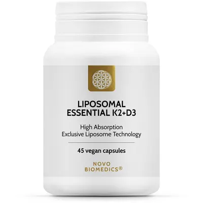 Vitamina D3 + K2 Lipozomala 45cps