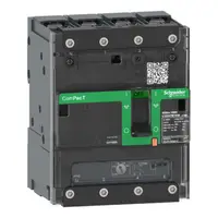 Intreruptor CompPacT NSXm N (50 kA la 415 VAC), 4P 4d, 80A, unitate de declansare TMD, papuci de compresie si conectori pentru bare de distributie