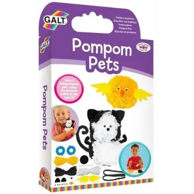 Set creativ - pompoane cu animalute