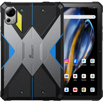 Tableta rugged Fossibot DT2, 4G SIM, WiFi 6, 10.4-inch 2K, Octa-Core,12GB RAM, 256GB, GPS, Stereo, 22000mAh, Android 13, Blue