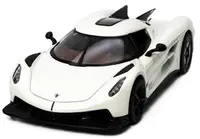 Mașinuță metalică Kinsmart - Koenigsegg Jesko Absolut, 1:34, alb