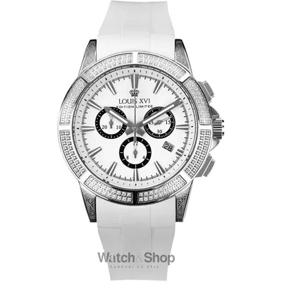 Ceas Louis XVI Louis XVI LXVI1137 Mens Watch Majeste Iced Out Royale Chronograph 43mm 5ATM
