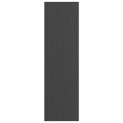 vidaXL Covoraș Dună Neagră și Gri 115x400 cm