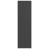 vidaXL Covoraș Dună Neagră și Gri 115x400 cm