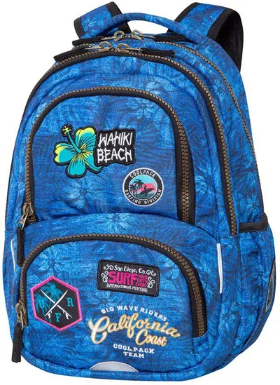 Ghiozdan școlar Cool Pack Spiner Termic - Badges G Blue
