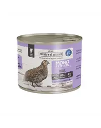 COUNTRY OF ANIMALS hrană umedă monoproteică cu prepeliță pentru pisici 200 g