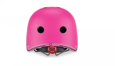 Casca protectie Globber PRIMO, cu lumini, interior EPS si 11 orificii de ventilatie, culoare verde