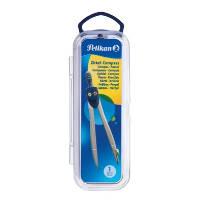 Compas scolar din plastic pentru mina, Pelikan