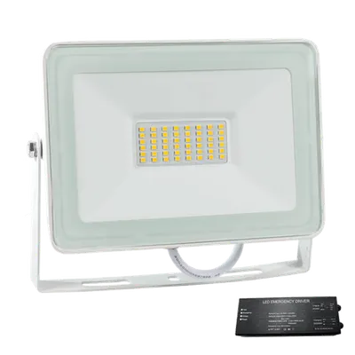 Proiector Led Vega50 Slim 50w 3000k Alb+ Kit Emergenta