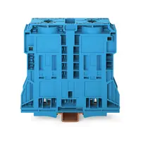 2-conductor through terminal block; 185 mm²; lateral marker slots; only for DIN 35 x 15 rail; POWER CAGE CLAMP; 185,00 mm²; blue