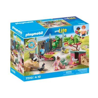 Playmobil-Mica Ferma de Pui din Gradina Casutei