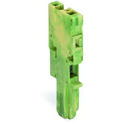 1-conductor female plug; 4 mm²; 1-pole; 4,00 mm²; green-yellow