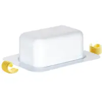 Untiera din Otel, 20 x 15 x 7.5 cm, Alba, Vilde