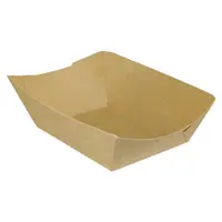Set 100 Barcute din Carton Kraft, 16 x 11.8 x 4 cm