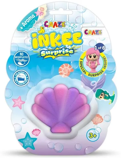 Bilă parfumată pentru baie Craze Inkee - Cu surpriză