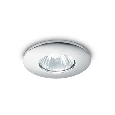 Spot incastrat Hip Hop, D:80 mm, 50W, dulie GU10, Rotund, Crom