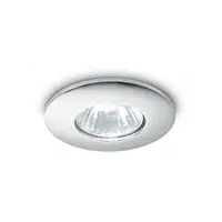 Spot incastrat Hip Hop, D:80 mm, 50W, dulie GU10, Rotund, Crom