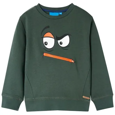 Bluzon pentru copii, verde închis, 92