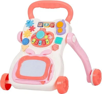 Jucărie muzicală pe roți Chipolino - Joc distractiv, roz