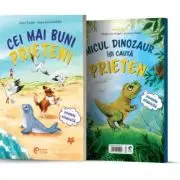 Cei mai buni prieteni. Micul dinozaur isi cauta prieten. Povesti silabisite