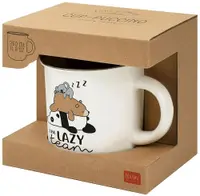 Cană din porțelan Legami - The Lazy Team, 350 ml