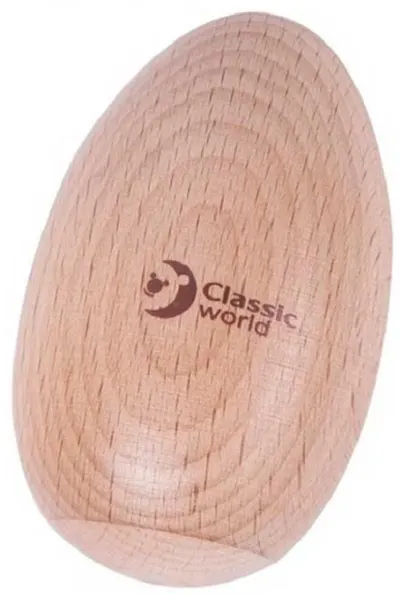 Instrument muzical Classic World - Shaker de ouă din lemn