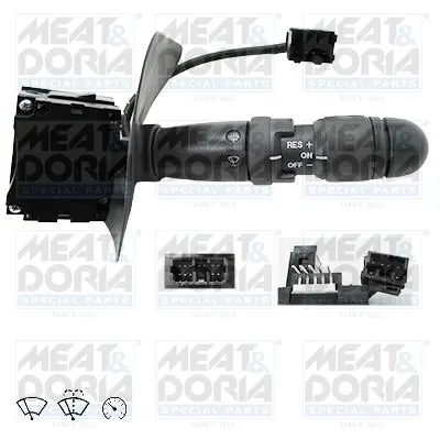 Comutator coloana directie (stergatoare) potrivit IVECO DAILY III, DAILY IV 07.99-08.11