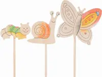 Set de colorat Goki - Figurine din lemn