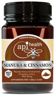 ApiHealth Miere de Manuka cu scorțișoară, 500 g