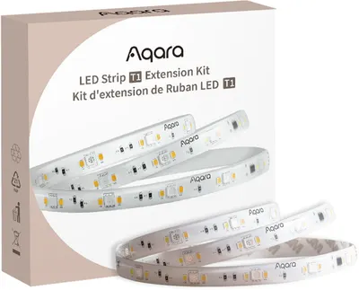 Bandă LED inteligentă Aqara - T1 Extension, 1 m, albă