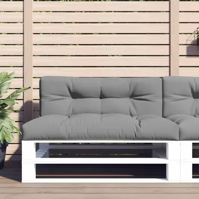 Gossi perna de paleti, gri, 120x40x12 cm, material textil