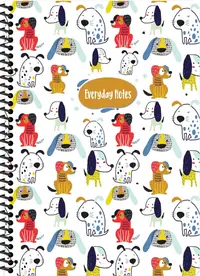 Caiet spiralat Keskin Color Animal Friends - B5, 80 coli, rânduri largi, sortiment