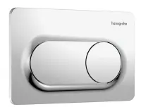 Clapeta de actionare, crom lucios, spalare dubla, Hansgrohe iFrame Original S