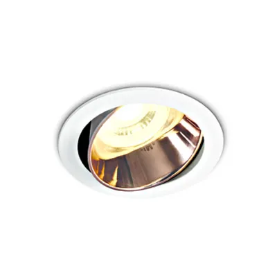 Krogo-R 10W MR16 GU10 IP20 alb cu copper reflector