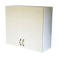 Corp superior 80 cu 2 usi cu scurgator de vase Zebra MDF vanilie simplu