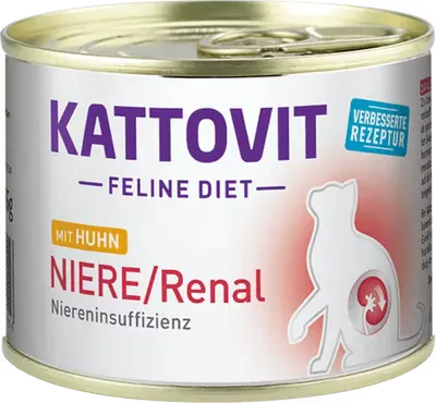 Conserva Kattovit Renal, Pui, 185 g