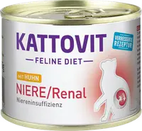 Conserva Kattovit Renal, Pui, 185 g