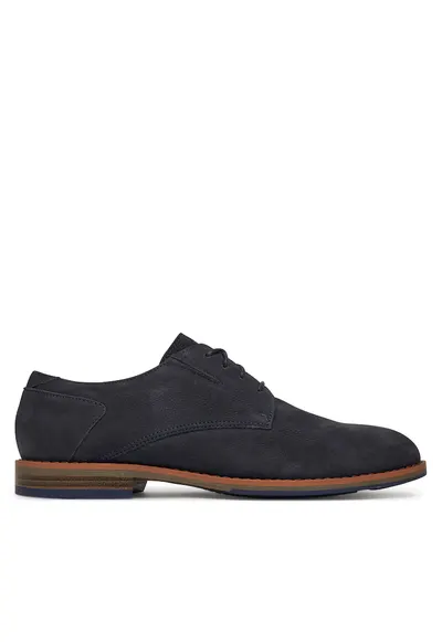 Pantofi barbati - bleumarin - piele naturala - 65995 - Bleumarin