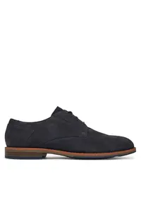 Pantofi barbati - bleumarin - piele naturala - 65995 - Bleumarin