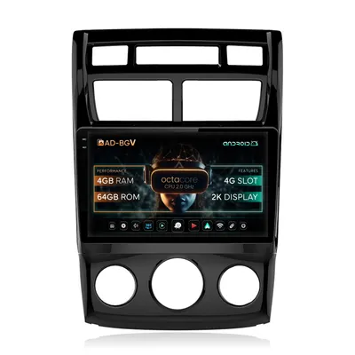 Navigatie Kia Sportage (2005-2010) M AC, Android, V-Octacore 4GB RAM + 64GB ROM, 9.5 Inch - AD-BGV9004+AD-BGRKIT148S