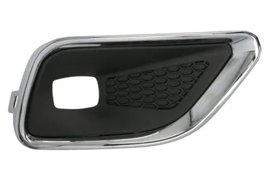 Grila ventilatie bara fata dreapta potrivit JEEP CHEROKEE KL dupa 2018 - (cu orificii lampa ceata, plastic, negru/crom)