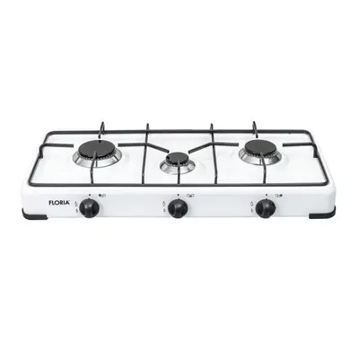 Aragaz cu 3 Ochiuri, 62 cm, Alimentare la Butelie, Alb