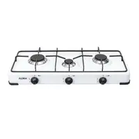 Aragaz cu 3 Ochiuri, 62 cm, Alimentare la Butelie, Alb