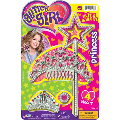 Set tiara si bagheta Jaru, Glitter Girl