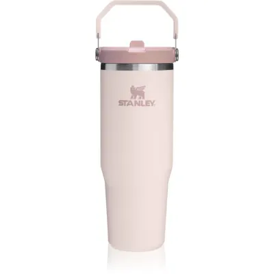 Stanley IceFlow™ Flip Straw Tumbler sticlă inoxidabilă pentru apă Rose Quartz 1 buc