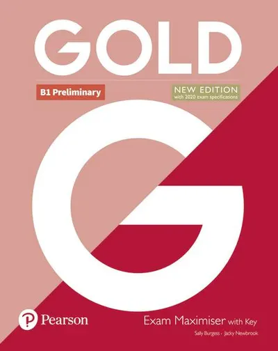 Gold B1 Preliminary New Edition Exam Maximiser with Key - Paperback brosat - Jacky Newbrook, Sally Burgess